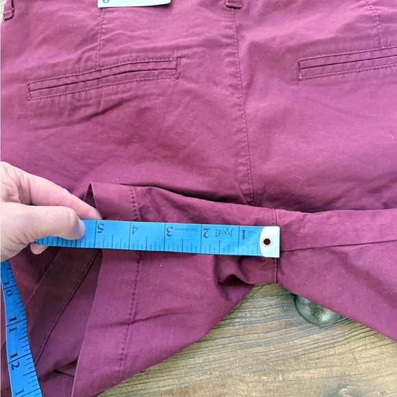 NWT Old Navy Maroon (or burgundy?) Everyday Shorts Sz 6 - Picture 6 of 7